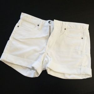 NWT Calvin Klein White Denim Shorts